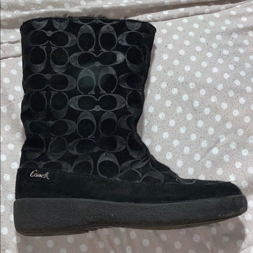 Coach boots worn once